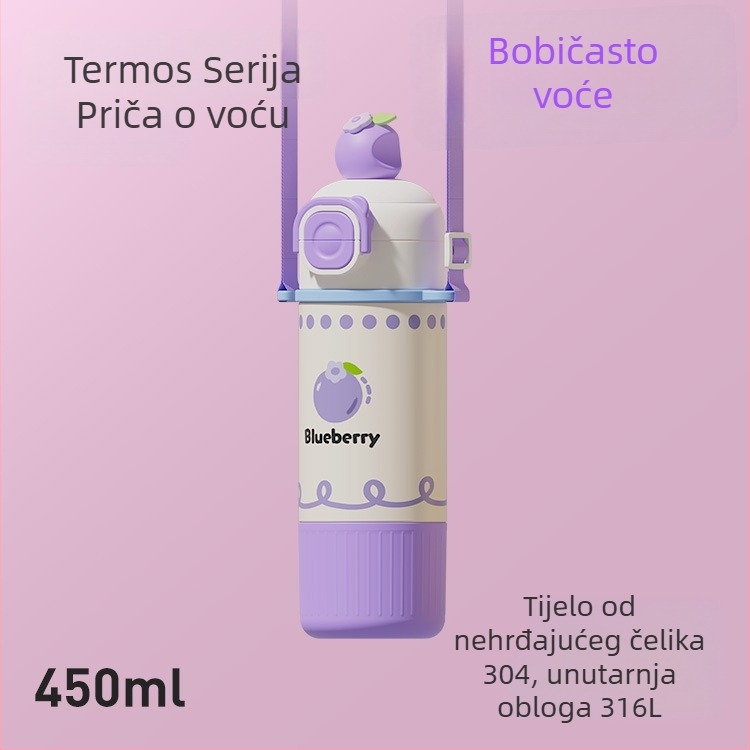 Izolirana šalica malog kapaciteta, prenosna, unutrašnjost od 316 nerđavog čelika, kompaktna