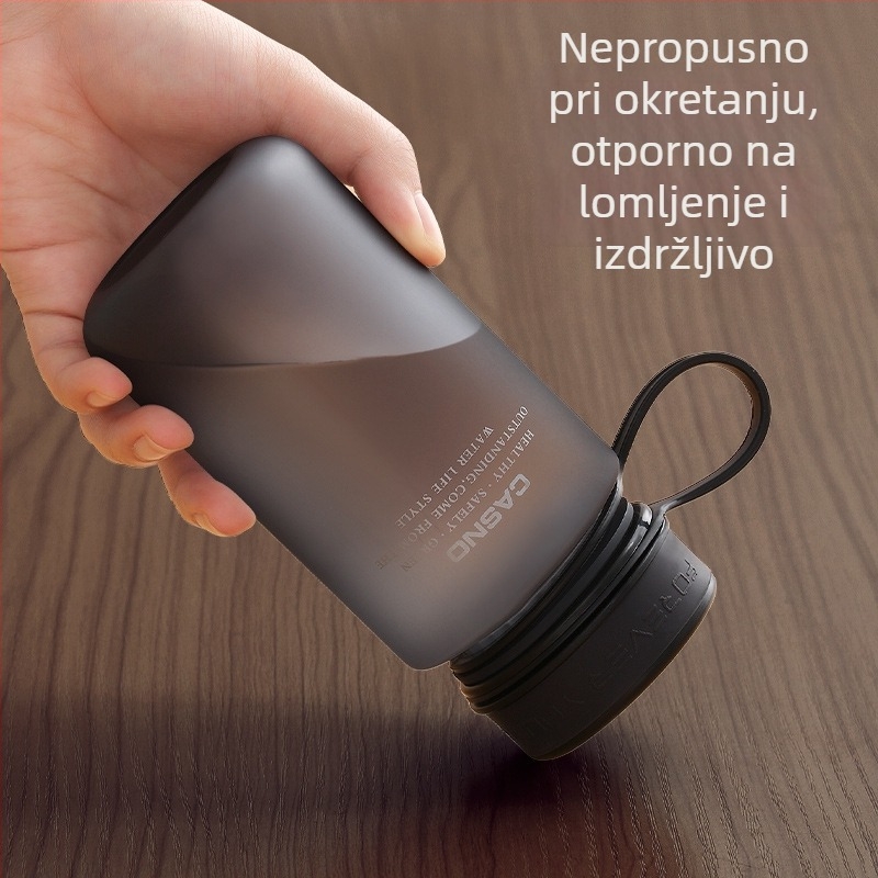 Plastična čaša za vodu velikog kapaciteta, prenosna, otporna na padove i visoke temperature, čajna šalica