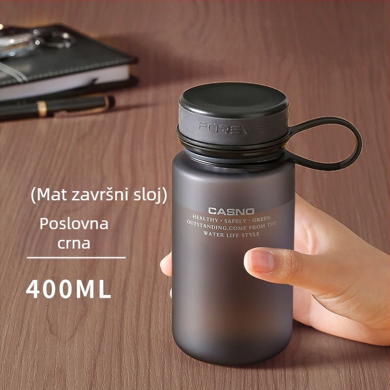 Plastična čaša za vodu velikog kapaciteta, prenosna, otporna na padove i visoke temperature, čajna šalica