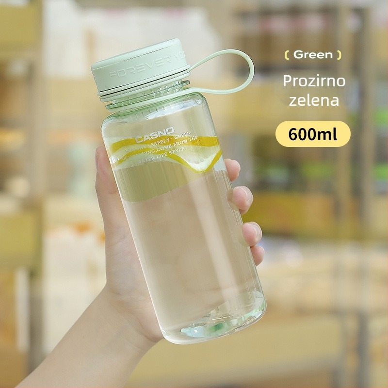 Plastična čaša za vodu velikog kapaciteta, prenosna, otporna na padove i visoke temperature, čajna šalica