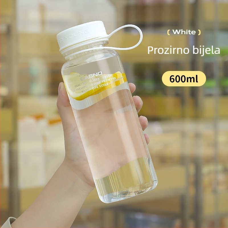 Plastična čaša za vodu velikog kapaciteta, prenosna, otporna na padove i visoke temperature, čajna šalica