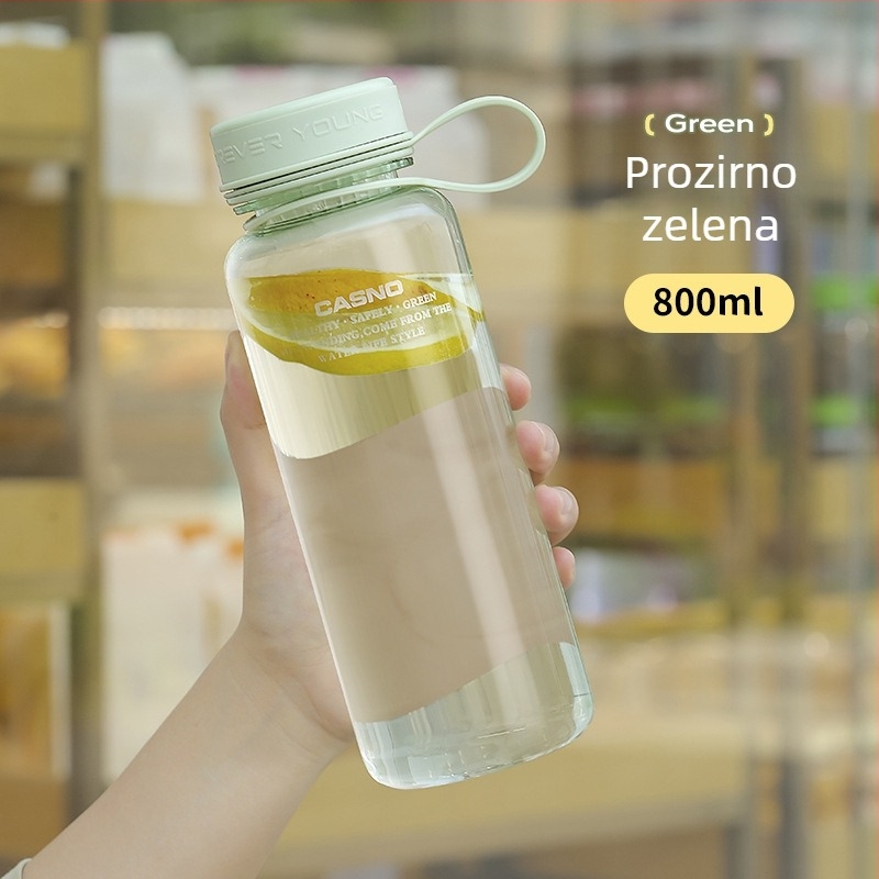Plastična čaša za vodu velikog kapaciteta, prenosna, otporna na padove i visoke temperature, čajna šalica