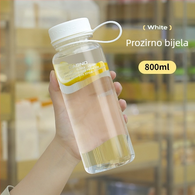 Plastična čaša za vodu velikog kapaciteta, prenosna, otporna na padove i visoke temperature, čajna šalica