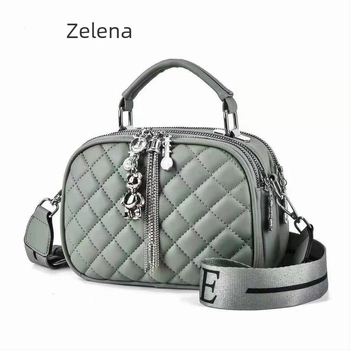 Ženska torba 2024, vrhunski stil, zapadnjački nišni modni trend, dijamantno šivanje, resice, naramenica-crossbody, mala kvadratna torba