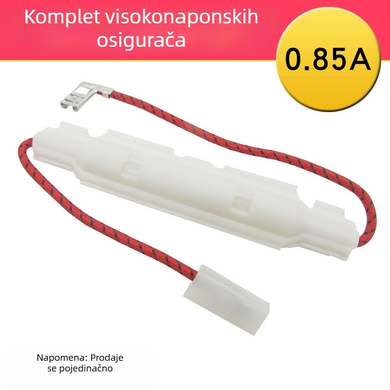 Visokonaponski osigurač za mikrovalnu pećnicu s kabelskim osiguračem i kućištem, 5 kV, zamjenjivi, potpuno nov
