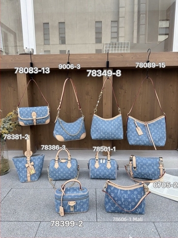 Ženska denim messenger torba, s lančanim remenom za jedno rame, crossbody torba, kozmetička torba