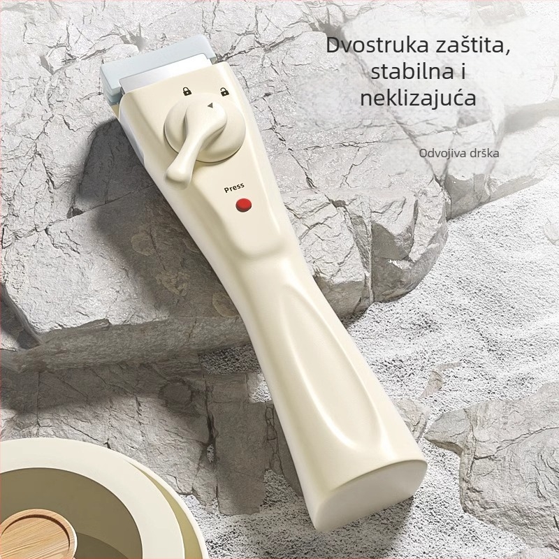 Držač za neprianjajući tiganj i wok – univerzalna drška protiv opeklina, otporna na visoke temperature, prijenosna za vanjsku upotrebu