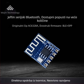 AC6328A Bluetooth modul, niska potrošnja BLE, dvostruki način prijenosa s transparentnim prijenosom, Master-Slave integriran, niska cijena