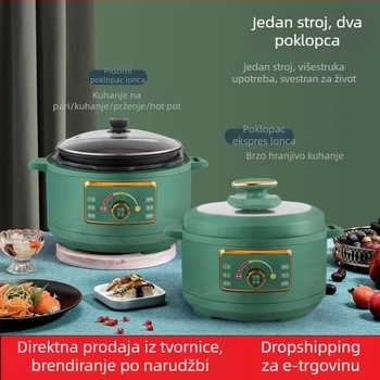 Višenamjenski električni hot pot i tlakova posuda, 3,5 L, 110 V, kućanstvo