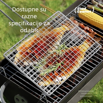 Nehrđajući čelični klips za ribu i mreža za roštilj, velika komercijalna mreža za roštilj ribu i povrće