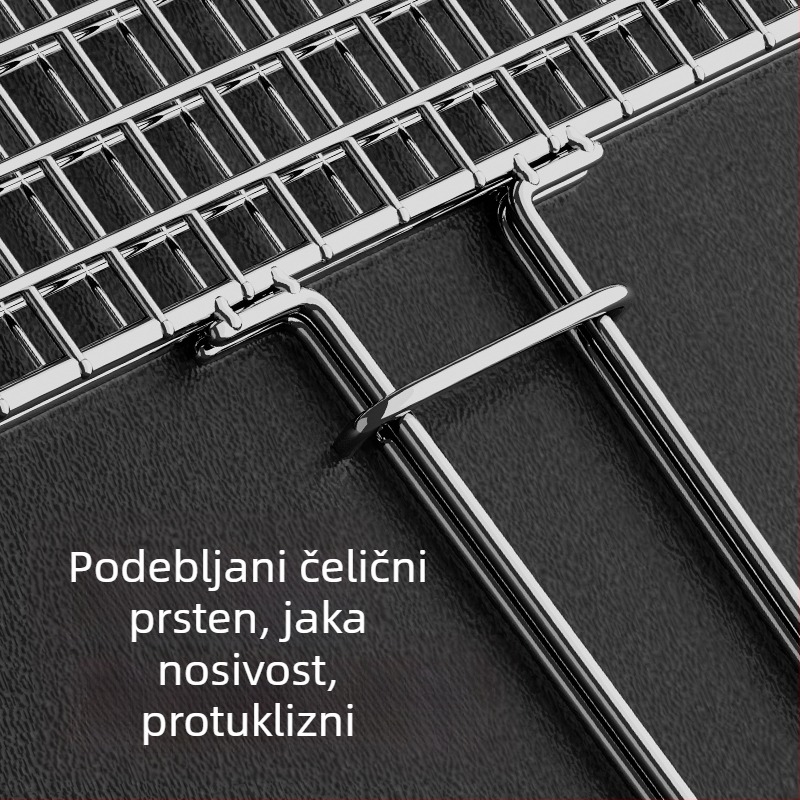 Nehrđajući čelični klips za ribu i mreža za roštilj, velika komercijalna mreža za roštilj ribu i povrće