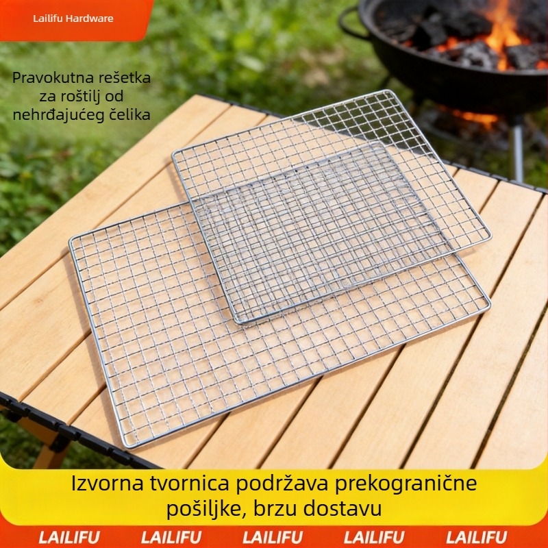 Galvanizirana kvadratna rešetka za roštilj