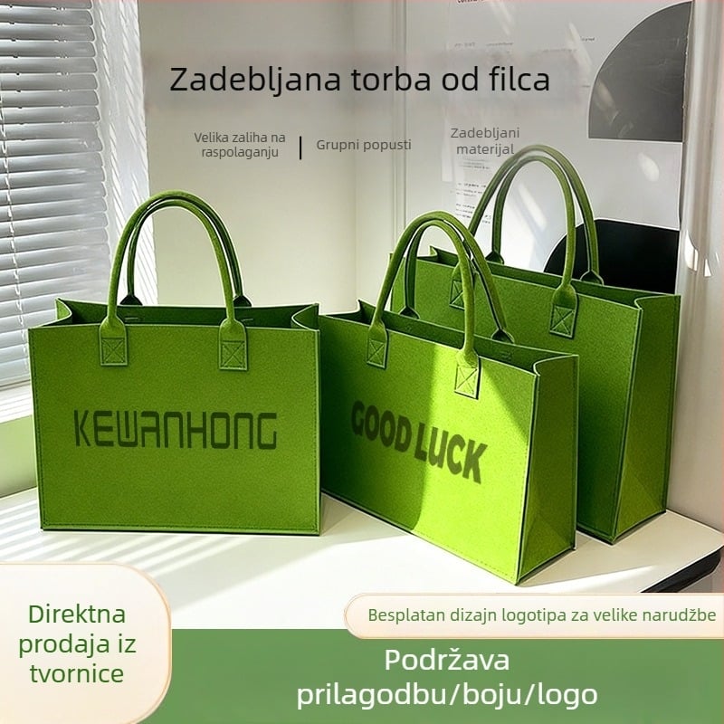 Nova filc torba velike kapacitete, ručna torba za svakodnevnu upotrebu