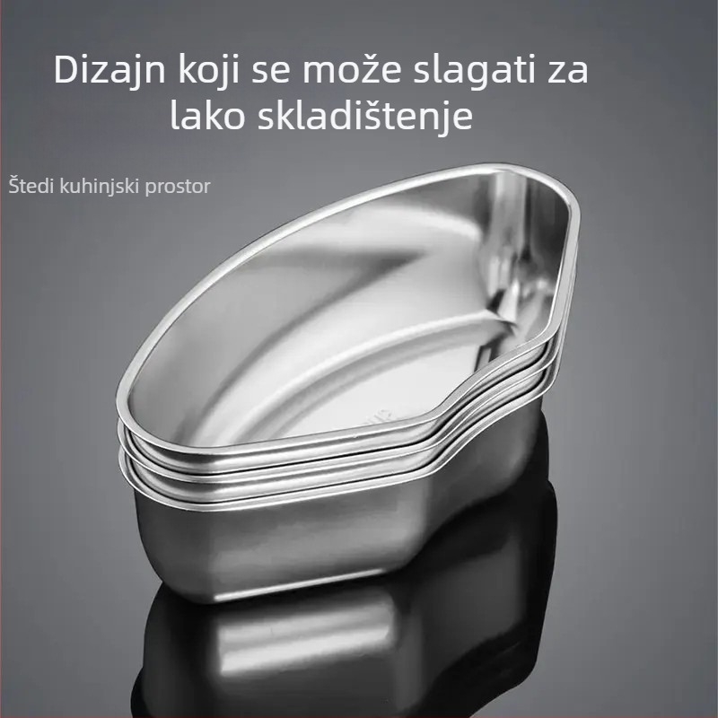 Nehrđajući čelik, četvrtasta mrežica posuda za parenje u obliku ventilatora, za kućnu uporabu; kompatibilno s kuhalom za rižu i parnim uređajima, kuhinjska posuda za kuhanje hrane i kutija za pohranu