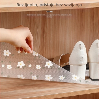 Japanski stil, iznimno debeli zaštitni prostir za ormar s motivom trešnje, prostirka za cipele i ladice, vodootporna i otporna na ulje, zaštita za kuhinjske ormariće i garderobu, protiv vlage