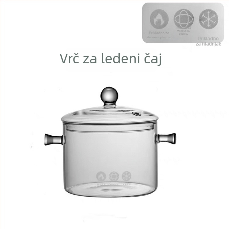 Yunlin Set Dodataka Za Hladni Čaj — Staklena Šalica Za Čaj Otporna Na Visoke Temperature, Ljetni Alati Za Ledeni Čaj, Novi Kineski Stil