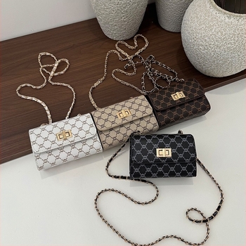 Ženska torba s dijamantnim uzorkom, novi model 2026, mini crossbody s lancem
