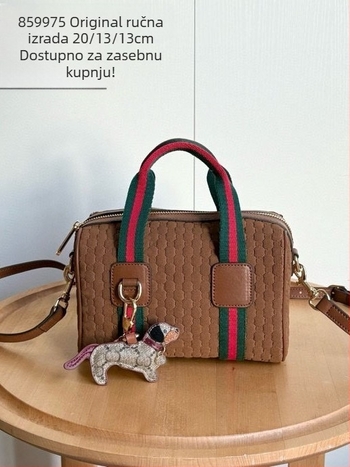 Velur Boston torba — univerzalna ženska torba za ruku, preko ramena ili crossbody, velika kapaciteta
