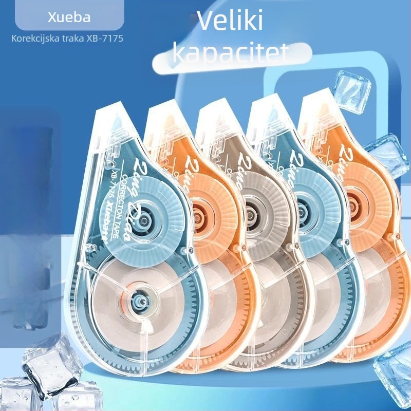 Xueba korekcijska traka 30 m, velika kapaciteta, za učenike i ured, glatka korekcijska traka, veleprodaja
