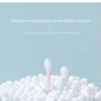 Plavi PVC set za čišćenje uha djece, s dvostrukom glavom, za jednokratnu uporabu