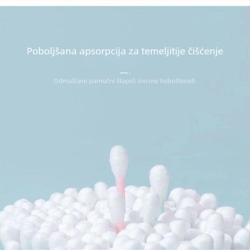 Plavi PVC set za čišćenje uha djece, s dvostrukom glavom, za jednokratnu uporabu