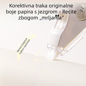 Deli 71551B tiha korektivna traka, paket za učenike s velikim kapacitetom, uredski pribor