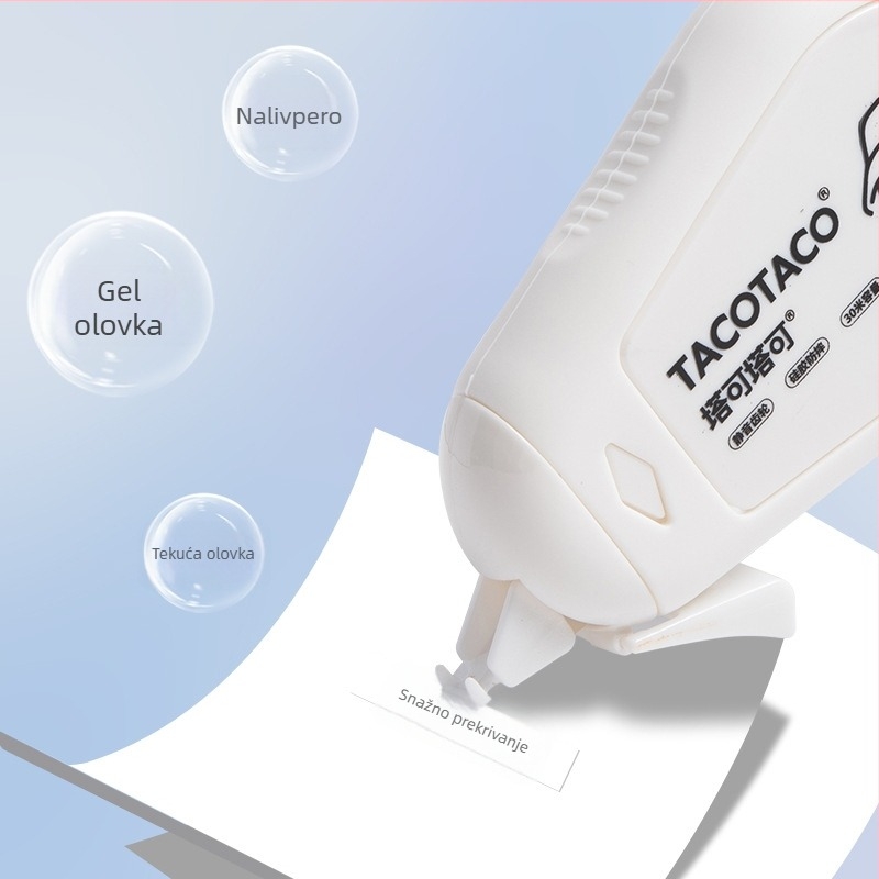 Maihe Tacotaco Tihi Ispravna Traka – Set od 3 Komada, Crvena, Plava, Crna