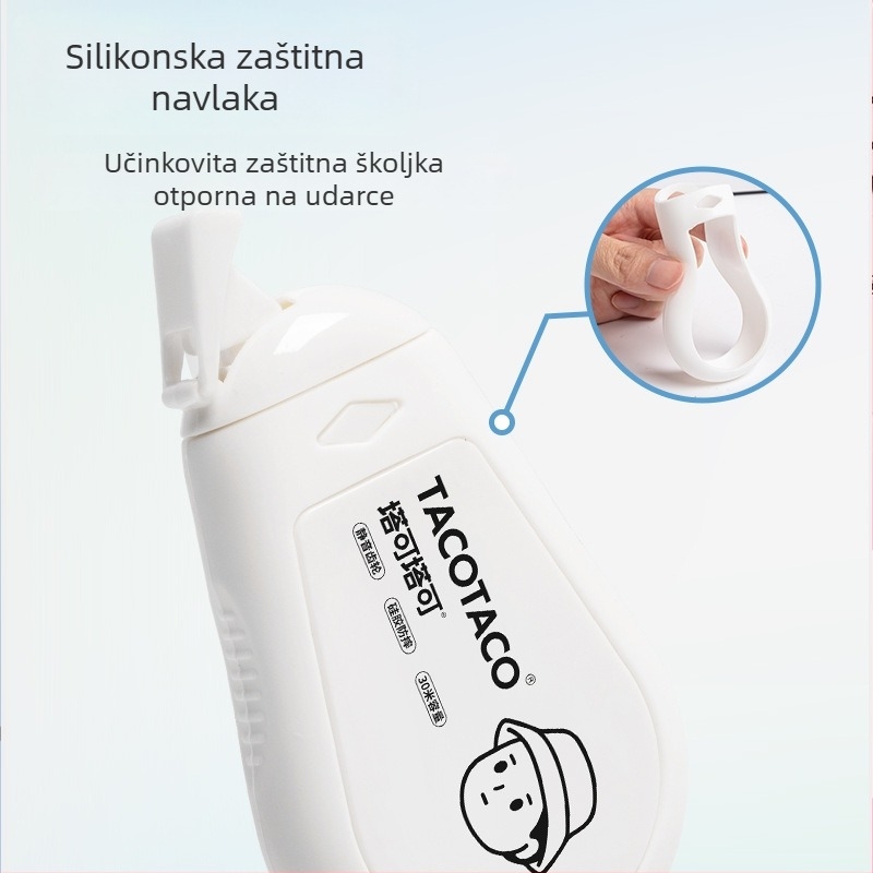 Maihe Tacotaco Tihi Ispravna Traka – Set od 3 Komada, Crvena, Plava, Crna