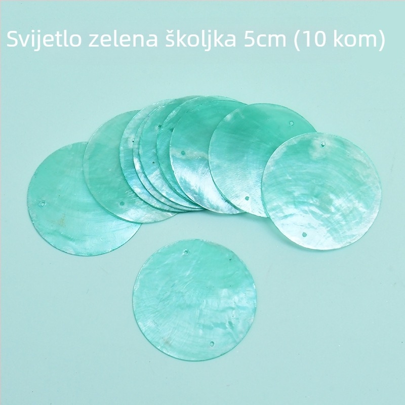 DIY set za zvončiće vjetra od oglednih školjki za djecu