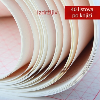 Deblji papir za kaligrafiju s tvrdim perom, bilježnica za vježbanje kineskih znakova s mrežnim linijama — bilježnica za prepisivanje perom za učenike osnovne škole