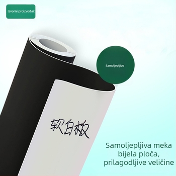Prilagodljiva magnetska mekana bijela ploča za bilješke i pisanje — uredska informacijska ploča