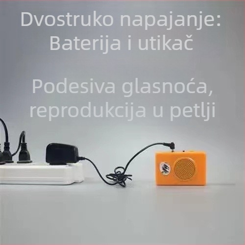 Uređaj za učenje poziva ptica s ponovnim reproduciranjem zvukova
