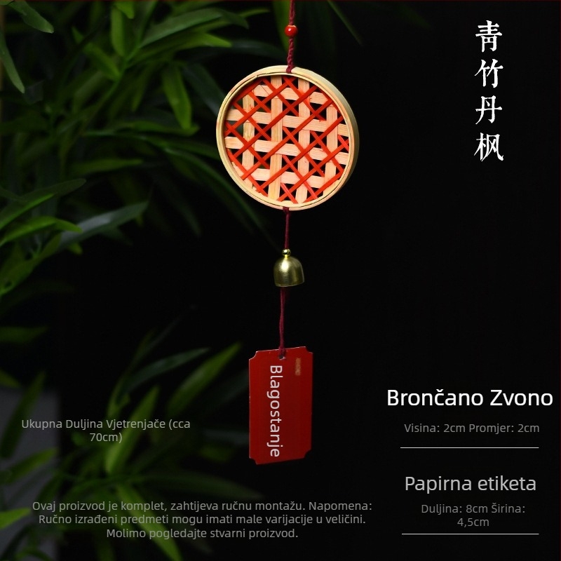Zvončić za vjetar sa sto blagoslova – DIY ručno pisani blagoslov, kreativni privjesak s materijalima