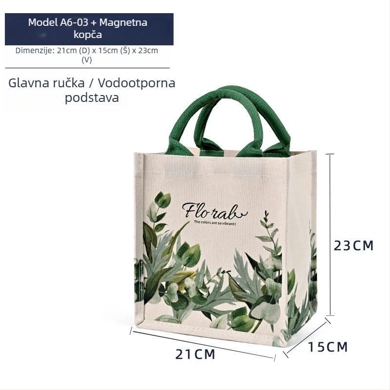 Platnena tote torba s prilagođenim logotipom i otiskom