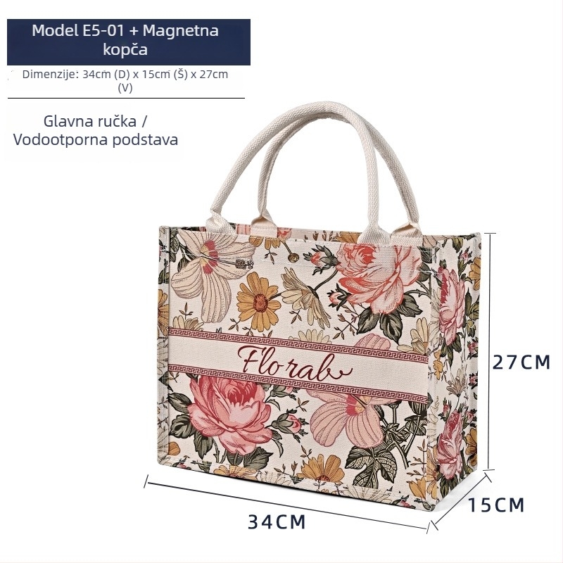 Platnena tote torba s prilagođenim logotipom i otiskom