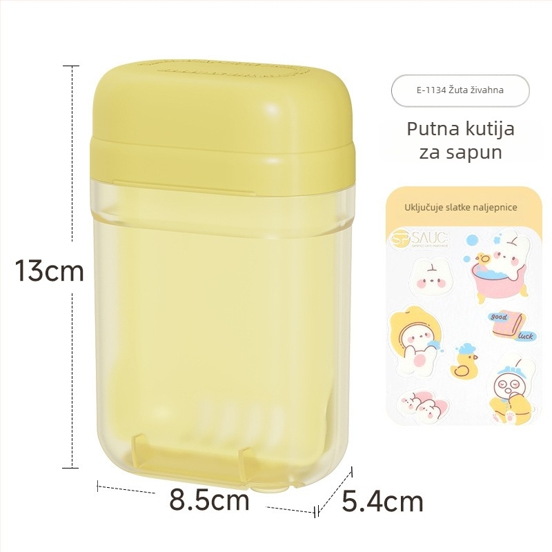 Prijenosna kutija za sapun za putovanja, mini odvodna kutija za sapun, kutija za pohranu sapuna