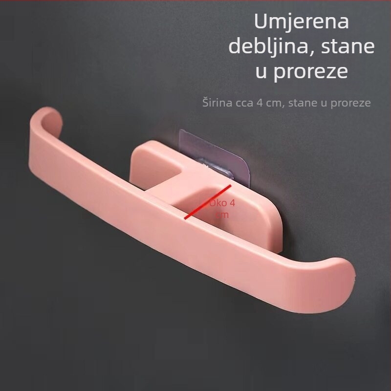 Zidni stalak za papuče bez bušenja, kupaonica, organizator cipela s odvodom, jednostavan ulazni prostor