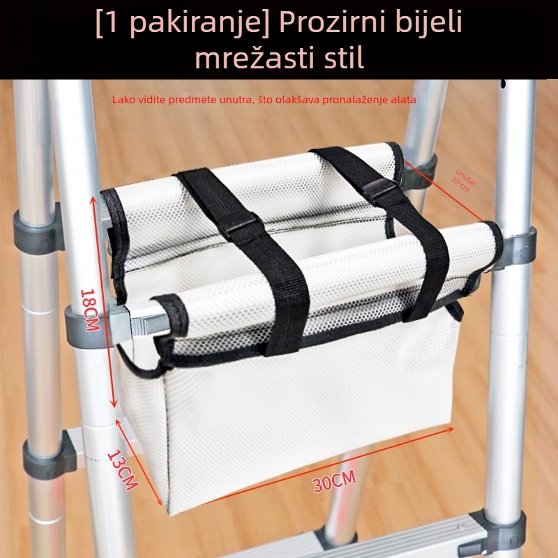 Torba za alate za ljestvu tipa A s teleskopskim ljestvom, višenamjenska, izdržljiva i vodootporna za kućnu upotrebu
