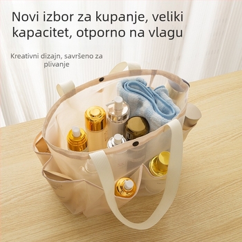 Mrežasti kupaonski koš s odvodnjavanjem za pohranu i putovanja