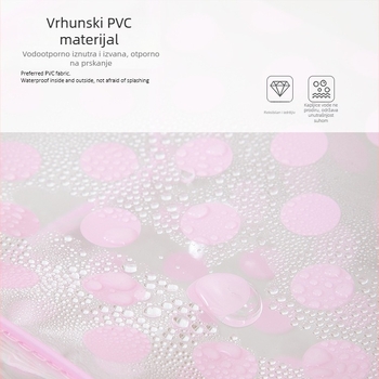 PVC torbica za kozmetiku, velika kapaciteta, prijenosna za putovanja