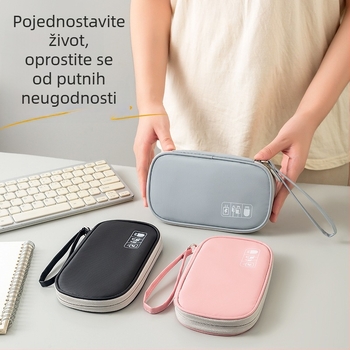 Torba za pohranu kablova i slušalica s velikim kapacitetom za putovanja