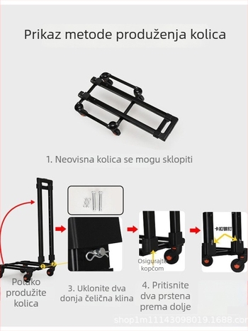 Odvojiva putna torba na točnim kotačićima, velika kapaciteta, sklopivi kotači, za poslovna putovanja