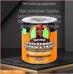 Vodootporna PVC traka za popravak curenja – univerzalna traka za cijevi i vodovodne instalacije
