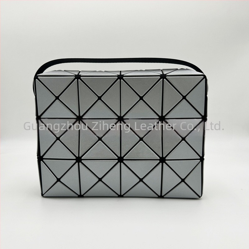 Ženska torba s romboidnim geometrijskim motivom Cupid, PVC, mala, za nošenje u ruci, na rame ili crossbody