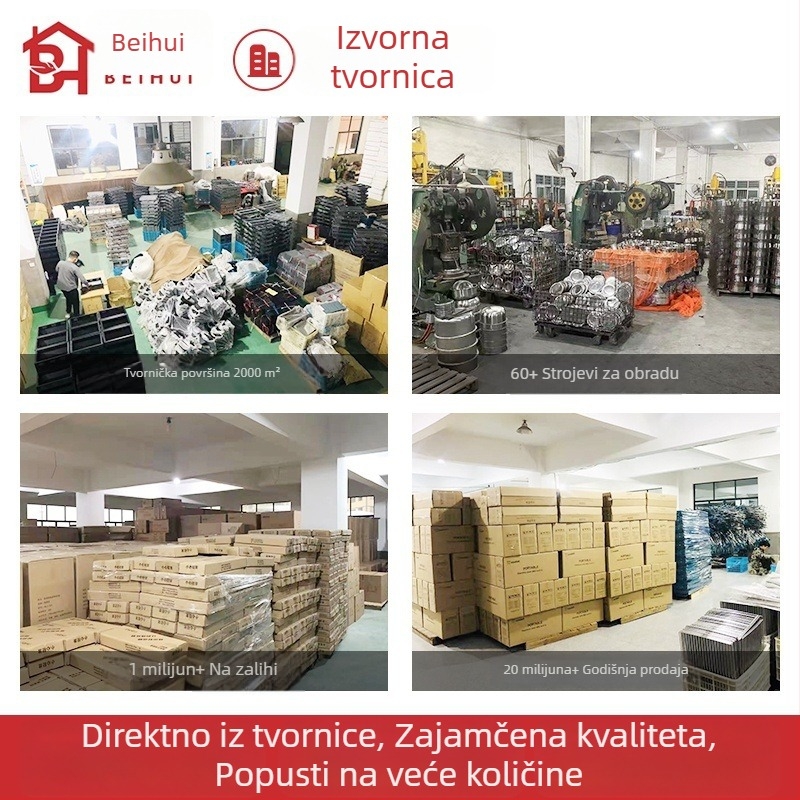 18 cm lonac za mlijeko s drškom od drveta, lonac sa dvostrukim ušima za juhu, pogodan za tjesteninu, juhe i hrane za bebe.