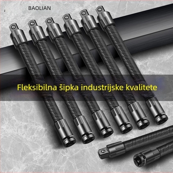 Baolian električni ključ s fleksibilnim osovinama, produžni spoj i universalni fleksibilni adapter 1/2 inča