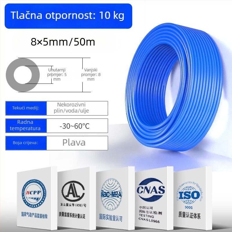 ZCKM Visokotlačna zračna cijev za kompresor s otpornošću na eksploziju, 10 mm za bojanje i auto popravke