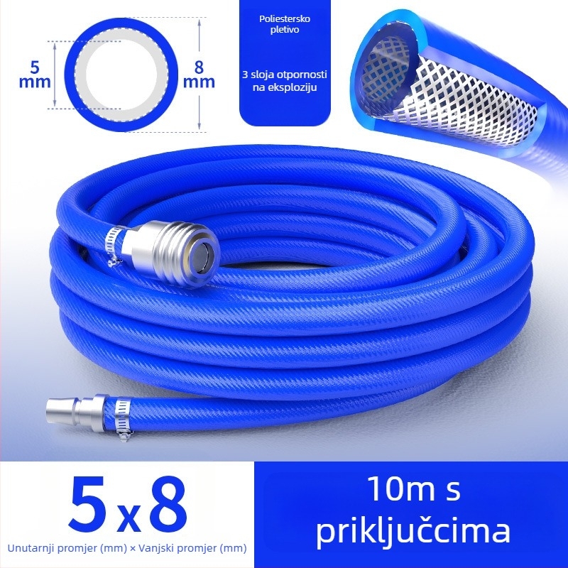 ZCKM Visokotlačna zračna cijev za kompresor s otpornošću na eksploziju, 10 mm za bojanje i auto popravke