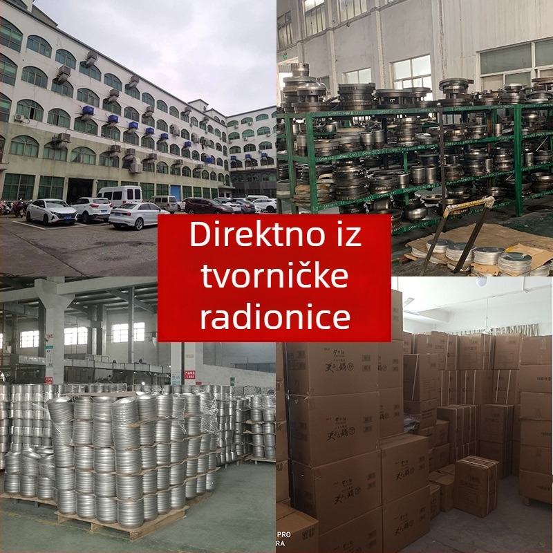 Maifan kamen mliječna posuda s šarenom kutijom, posuda za juhu s jednom drškom, neprelijepljiva aluminijska legura, dvostruko dno, debela, za rezance i juhu, promjer 18/20 cm
