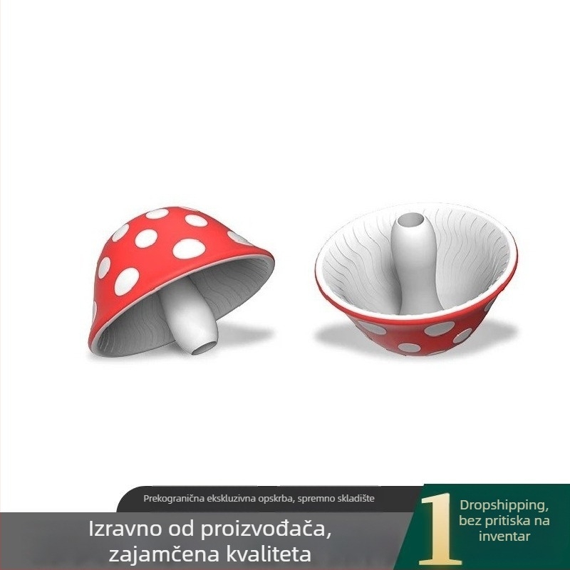 Silikonski mini lijev s gljivastim oblikom za kuhinju, za vino i ulje